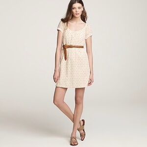 J Crew clip dot polka dot dress